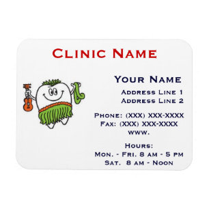 Clinic Promotionl Magnet -Horizonttl/Hoola Tooth