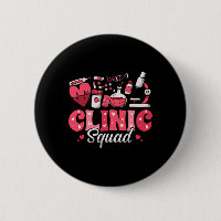 Clinic Squad Stethoscope Leopard Nurse Valentine's