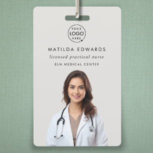 Clinical Hospital Medical Staff Employee ID Name  ID Badge