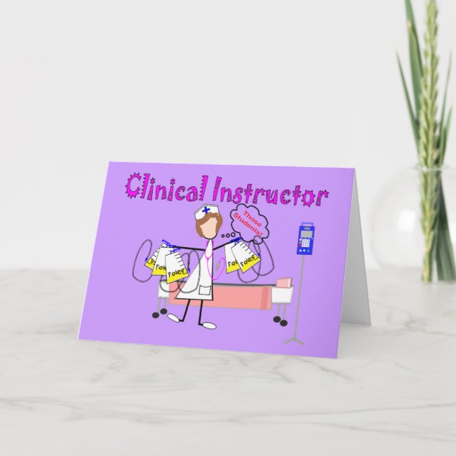 Clinical Instructor "Those Students" Gifts Card (Front)