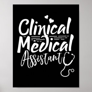 Clinical Medical Assistant Healthcare Technical Poster