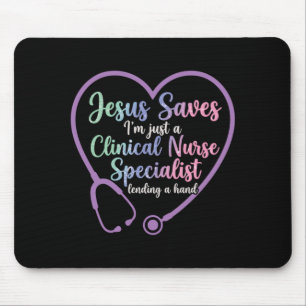 Clinical Nurse Spegovernment Agencylist Christian Mouse Pad