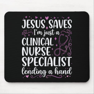 Clinical Nurse Spegovernment Agencylist Christian Mouse Pad