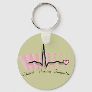 Clinical Nursing Instructor QRS Design Key Ring