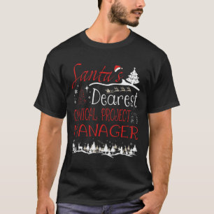 Clinical Project Manager Xmas Job Funny Christmas T-Shirt