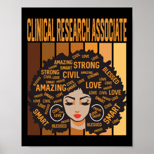 Clinical Research Ociate Black History Month Pride Poster