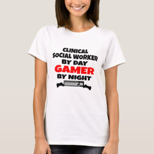 Clinical Social Worker Gamer T-Shirt