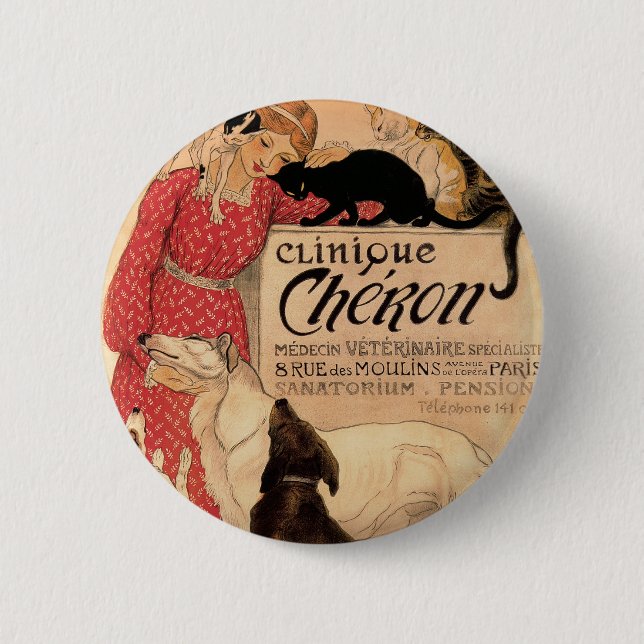 Clinique Cheron 6 Cm Round Badge (Front)