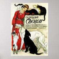 CLINIQUE CHERON Pet Clinic by Theophile Steinlen
