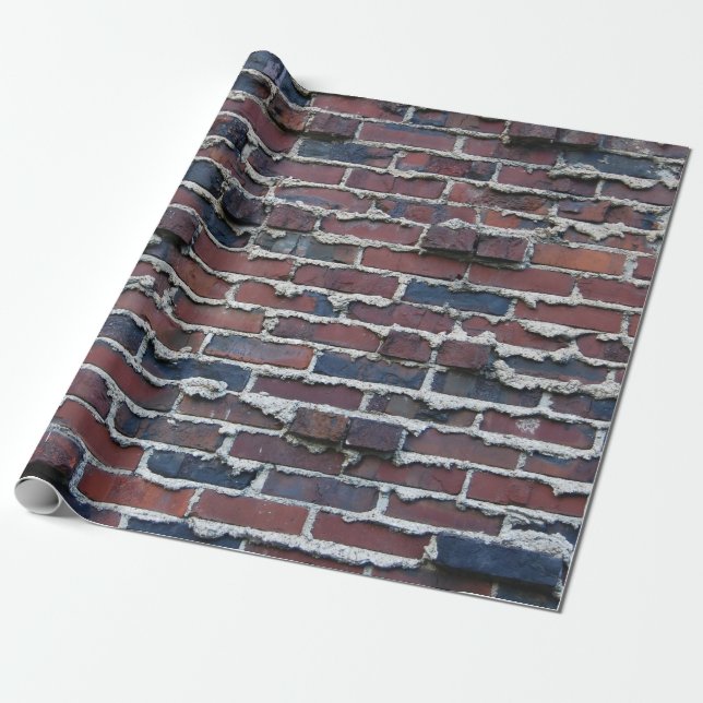 Clinker Brick Wrapping Paper (Unrolled)