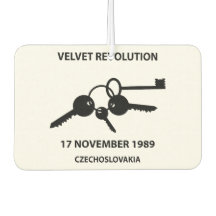 Clinking keys - velvet revolution symbol