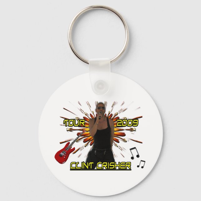 Clint Crisher 2009 Front/Back Key Ring (Front)