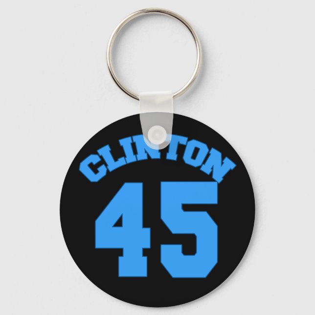 CLINTON 45 - Hillary for President Key Ring (Front)