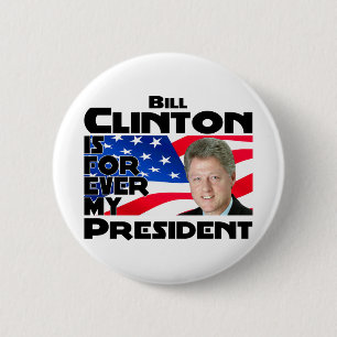 Clinton_4everB 6 Cm Round Badge