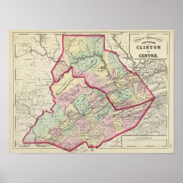 Clinton, Centre counties Poster (Front)