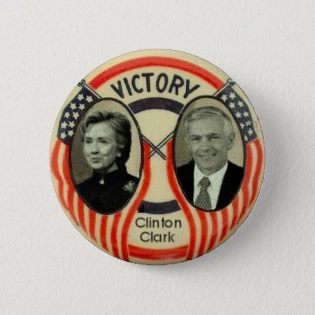 Clinton & Clark 6 Cm Round Badge (Front)
