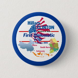 Clinton Diplomatic Button