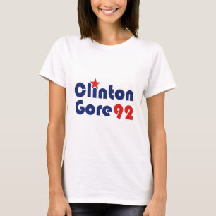 Clinton Gore 92 Retro Democrat T-Shirt