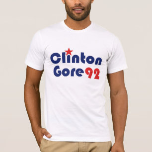 Clinton Gore 92 Retro Democrat T-Shirt