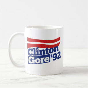 Clinton Gore 92 retro politics Coffee Mug