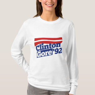 Clinton Gore 92 retro politics T-Shirt