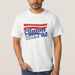 Clinton Gore 92 retro politics T-Shirt