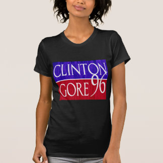 Clinton Gore 96 Distressed Design T-Shirt