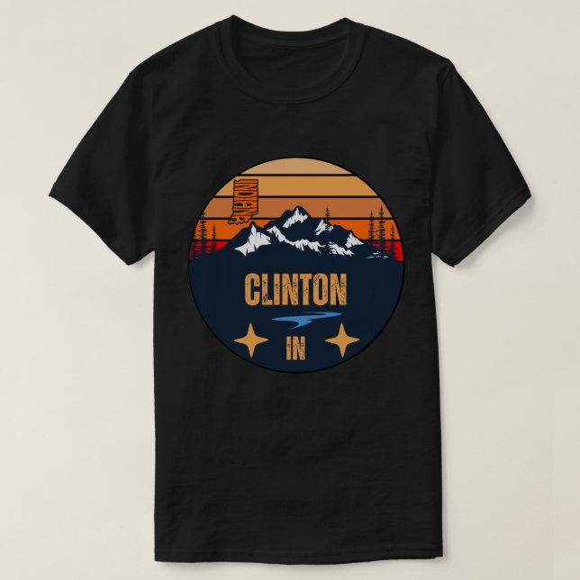 Clinton, Indiana T-Shirt (Design Front)