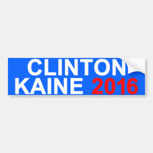 Clinton Kaine 2016 Bumper Sticker