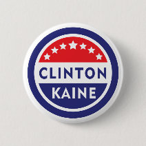 Clinton/Kaine 2016 Button