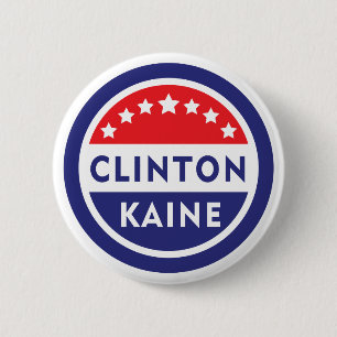 Clinton/Kaine 2016 Button
