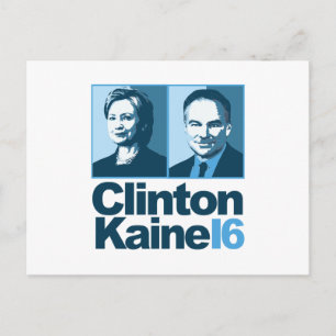 Clinton Kaine for America 2016 Postcard