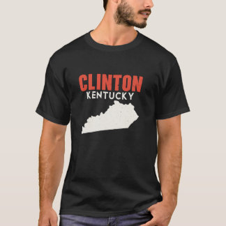 Clinton Kentucky USA State America Travel Kentucki T-Shirt