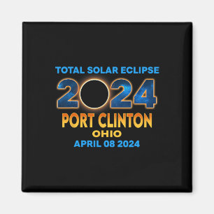 Clinton Ohio Eclipse 2024 Total Solar Eclipse Magnet