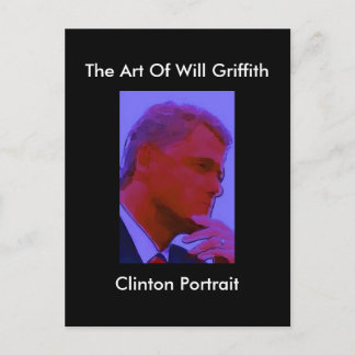 CLINTON PORTRAIT POSTCARD