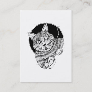 "Clinton's Cat" ACEO Art Trading Card