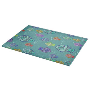 Clip Art Fish Pattern + your ideas Cutting Board