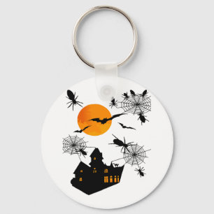 Clip art Halloween-Happy Halloween Key Ring