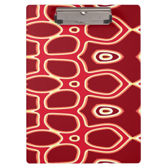 Clipboard, A classic red colour creative design  Clipboard (Front)