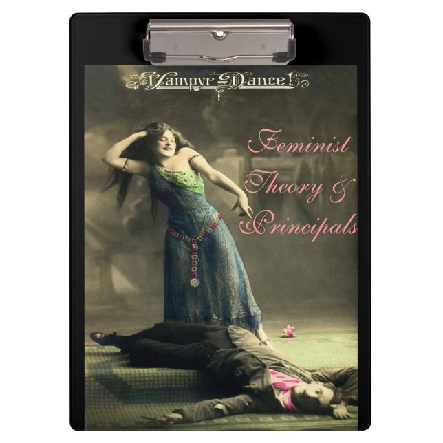 CLIPBOARD - FEMINISM - FUNNY - WORK & PLAY (Front)