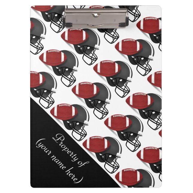 Clipboard/Football and Helmet Clipboard (Front)