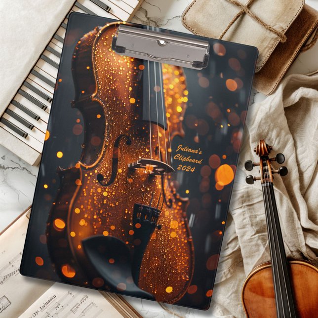 Clipboard for Music Teacher Violinist Student (Creator Uploaded)