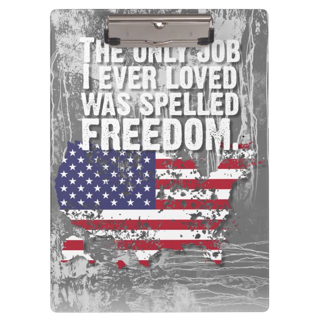Clipboard – Freedom Job (Front)