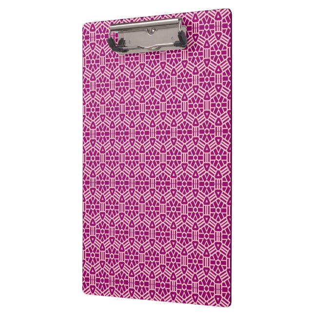 Clipboard - Hexagon Graphic Pattern (Left)