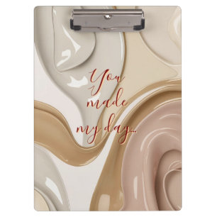 Clipboard in stylish graphic