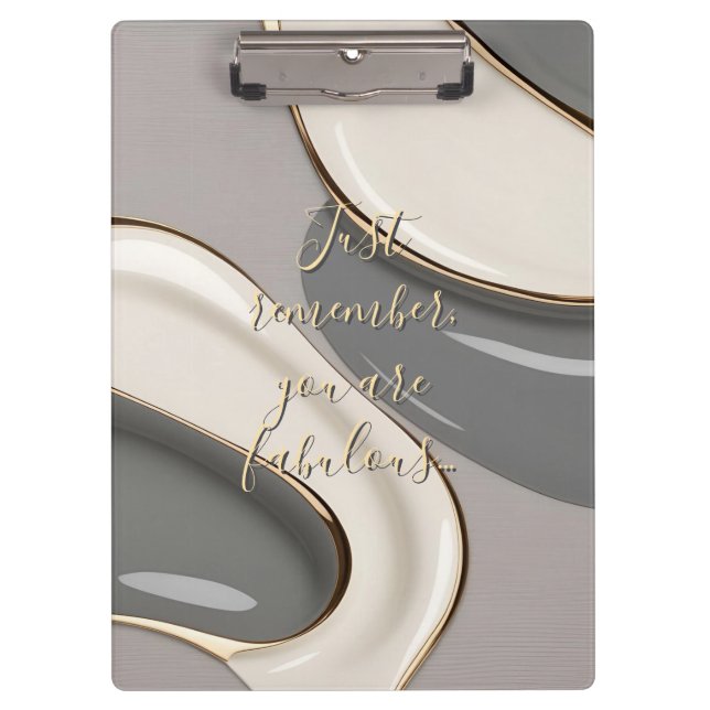 Clipboard in stylish graphic (Front)