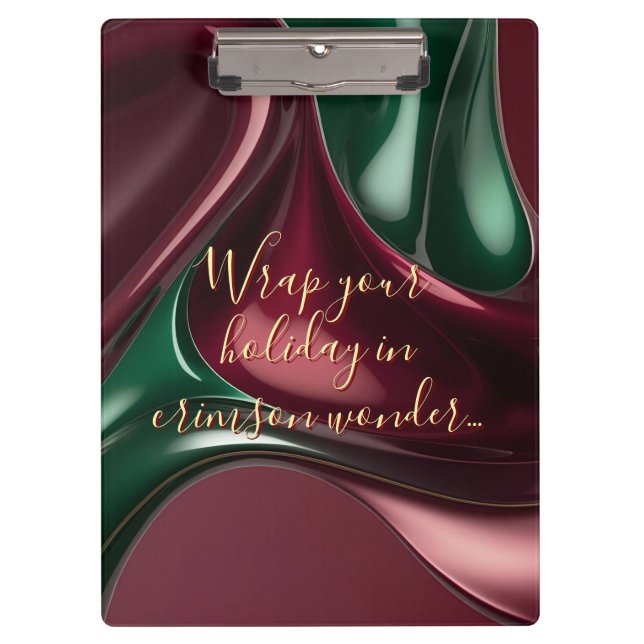 Clipboard in stylish graphic (Front)