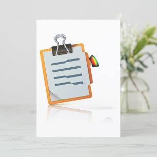 Clipboard Invitations