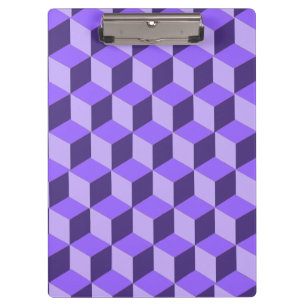 Clipboard - Three Dimensional Block Illusion