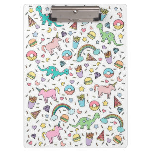 Clipboard/Unicorns, Dinosaurs, Rainbow Fri's Clipboard